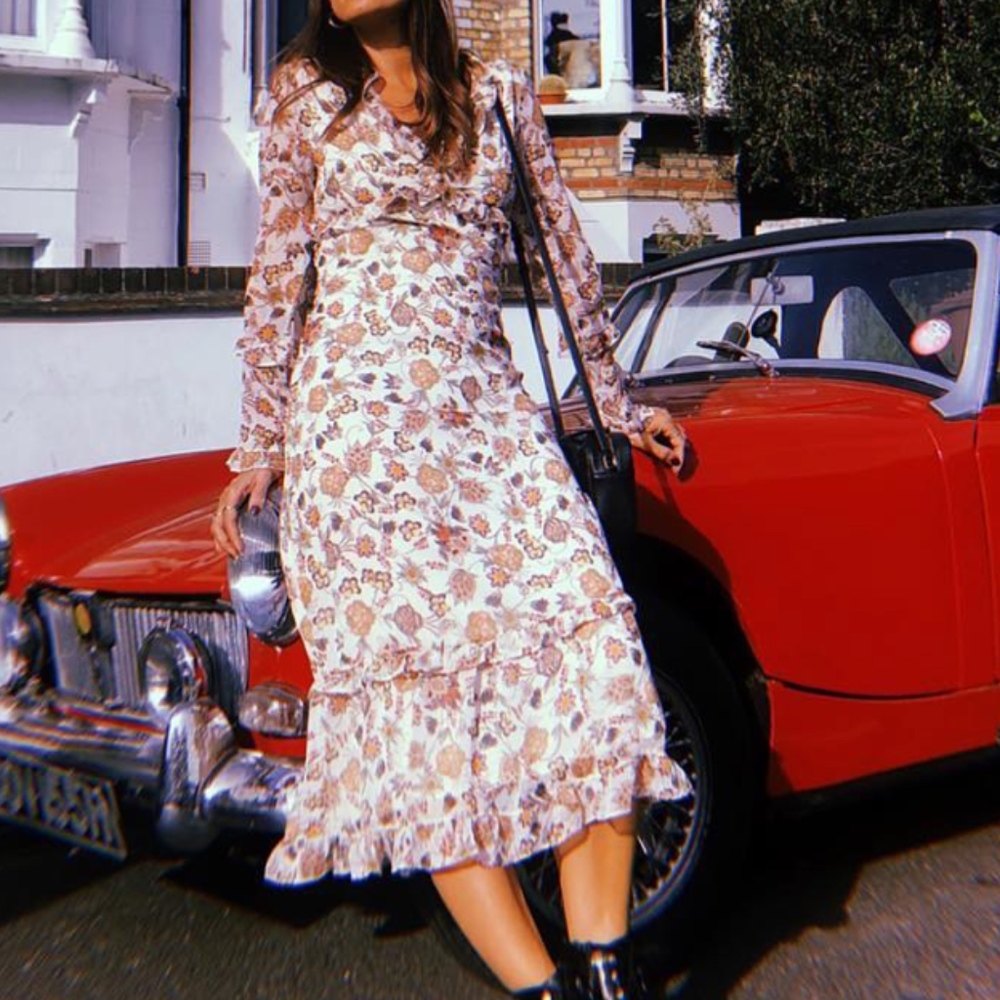 Floral maxi dress